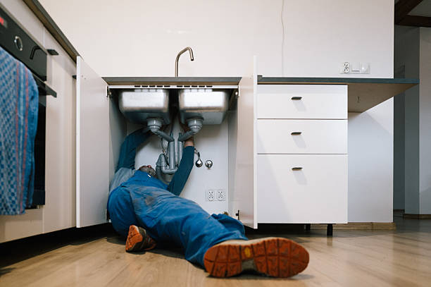 Professional Drain Cleaning technician working in Stewartsville, NJ